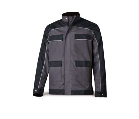 588CCGNE Chaqueta CANVAS gris/negro poliéster/algodón 245 gr.